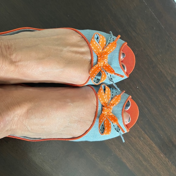 Open toe ballet flats - Picture 4 of 4